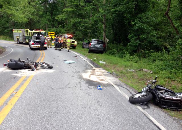 Serious Motorcycle Accident in Wallace Township - Westwood Fire Company