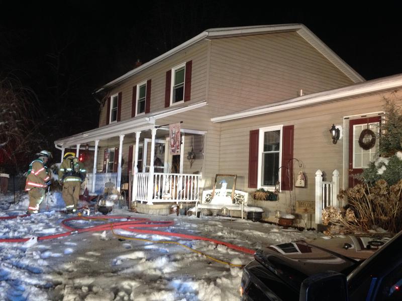 Tanker And Ambulance Assist Wagontown For Working House Fire - Westwood ...