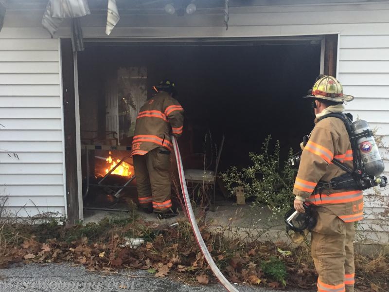 Garage Fire in the West End of Coatesville - Westwood Fire Company